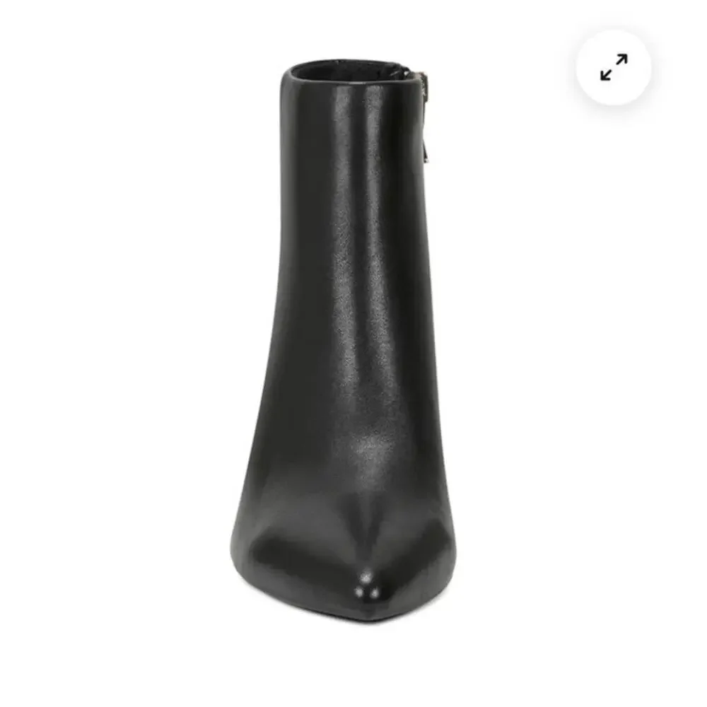 New Easy Spirit Laina Leather Bootie Black 7.5M